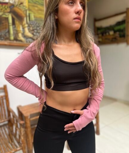 Ref. 012: Mangas en color palo de rosa