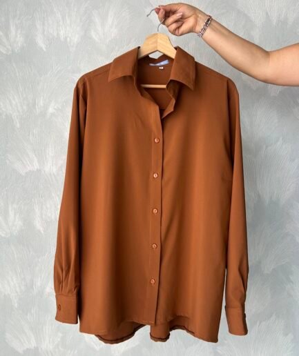 Ref. 001: Camisera oversize terracota