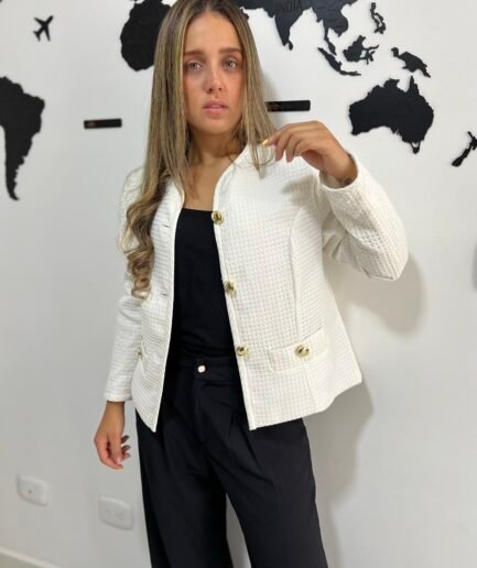 Ref. 004: Chaqueta tipo Chanel - beige