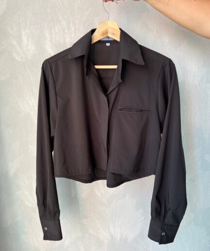 Ref. 020: Camisera corta - negra