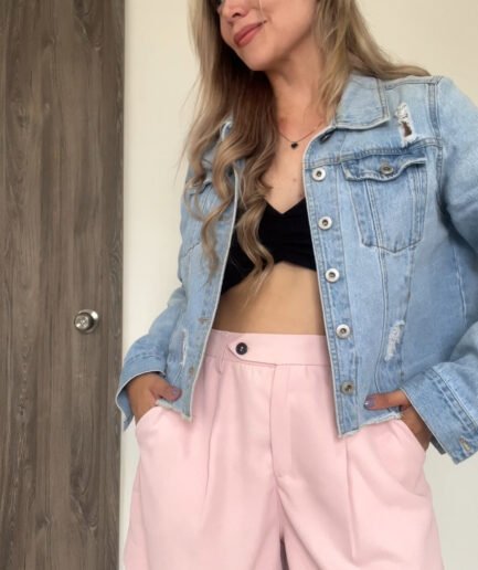 Ref. 078-2: Short clásico línea A - palo de rosa