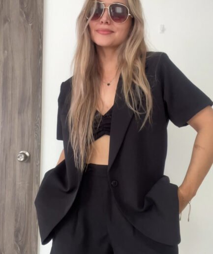 Ref. 078-2: Short clásico línea A - negro