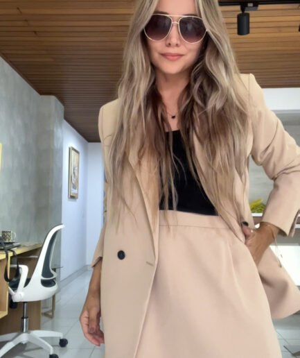 Ref. 080-2: Falda clásica línea A - nude